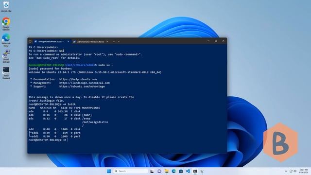 How to Mount a VHD into an WSL Instance | Mount a Virtual Disk into WSL Instance смотреть онлайн
