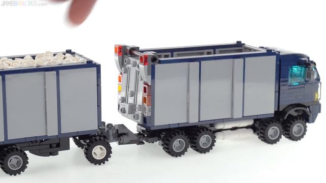 Custom LEGO cargo truck & trailer MOC for my city! смотреть онлайн