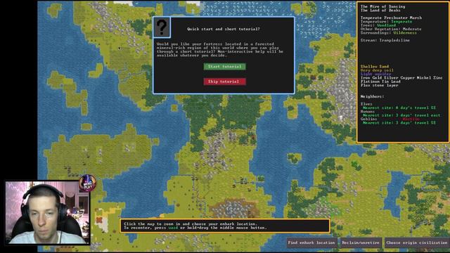 Dwarf Fortress. Гайд для новичков. #1 Генерация мира и карты. смотреть онлайн