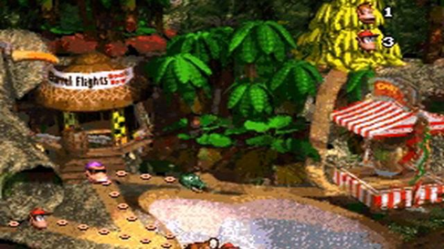 Donkey Kong Country - 2 players Team Gameplay Super Nintendo SNES смотреть онлайн
