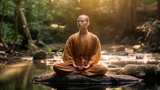 Meditation And Yoga Background Music (Low Flute Relaxing Music)