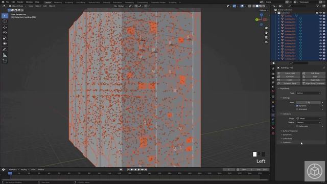 Симуляция разрушения зданий в Blender (учебное пособие). смотреть онлайн