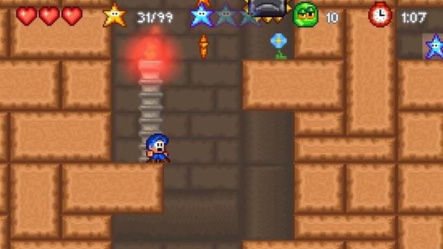 Bloo Kid 2 Level 2-8 All Bloo Stars смотреть онлайн