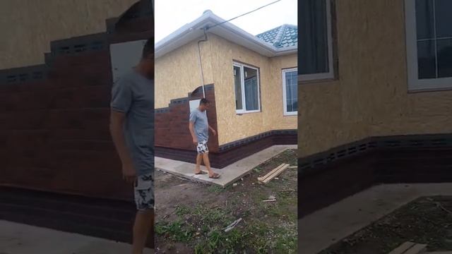 Наша работа дома из Арболит Блока в Каневской смотреть онлайн