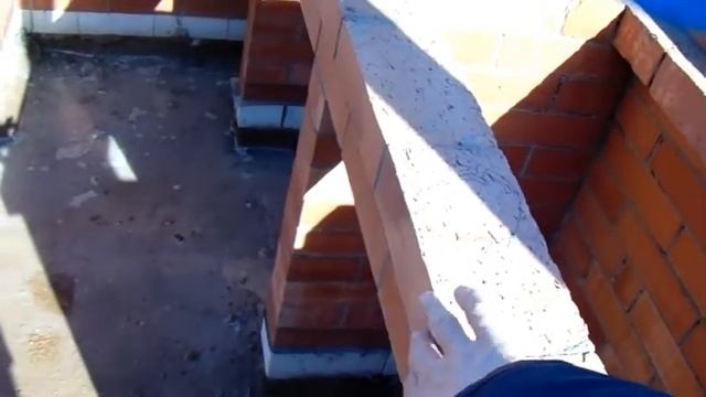 Строю барбекю, г. Лида (часть №2) Футеровка топки, кривой кирпич. смотреть онлайн