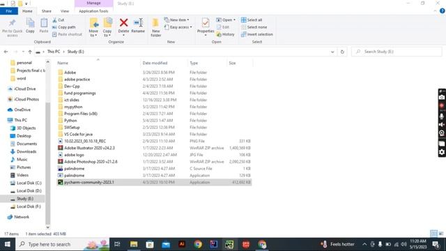Install PyCharm Community Edition 2023.1 On Windows 10