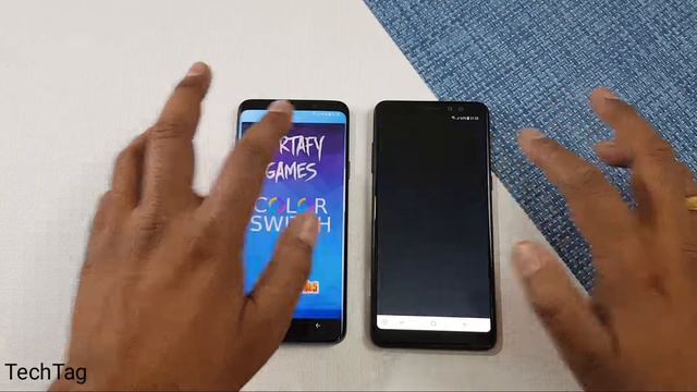 Samsung Galaxy S9+ vs Samsung A8+ (2018) Speed Test Comparison !! смотреть онлайн