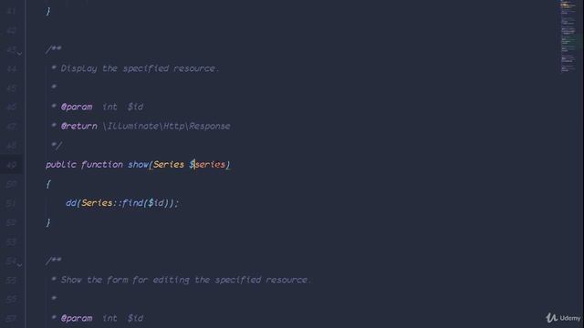 Udemy Laravel - 056 The beauty of route model binding смотреть онлайн