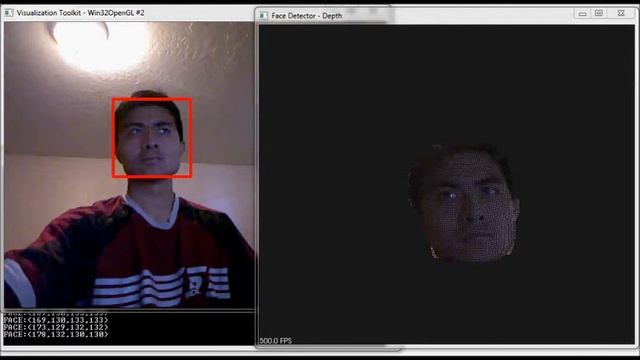 Face Point Cloud Tracking using PCL, OpenCV, and Kinect смотреть онлайн
