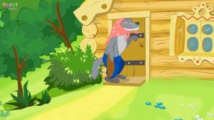 ВОЛК и СЕМЕРО КОЗЛЯТ  МУЛЬТИК для ДЕТЕЙ  Детская Сказка ВОЛК И КОЗА