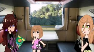 я же мать в поезде Gacha Club