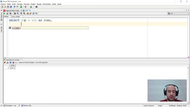 Funções no Oracle - SOMA, SUBTRAÇÃO, MULTIPLICAÇÃO e DIVISÃO смотреть онлайн