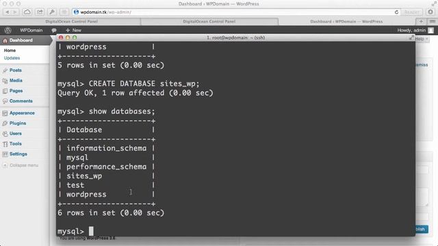 MySQL, PHPMyAdmin, & Wordpress One Click Install | DOCasts | Digital Ocean Screencasts | смотреть онлайн