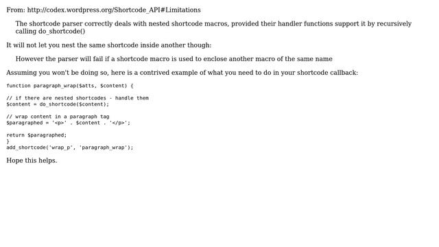 Wordpress: Nested Shortcode Detection (3 Solutions!!) смотреть онлайн