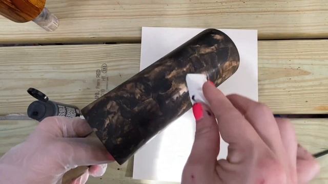 BLEACHED SHIRT INSPIRED TUMBLER TUTORIAL | Tumbler with epoxy | Tumblers for beginners | epoxy resi смотреть онлайн
