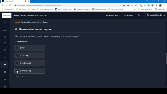 Morgan Stanley Bangalore Hackerrank Test смотреть онлайн