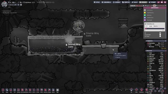 Oxygen Not Included - уничтожение зомби-спор (Sporechide)