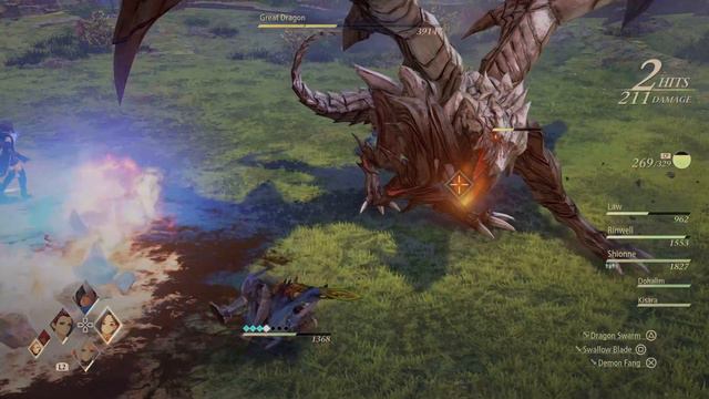 Great Dragon Hard Difficulty - Tales of Arise PS5 4K 60FPS смотреть онлайн