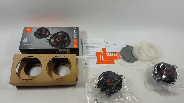 JBL CLUB 322F unboxing / rozpakowywanie speakers / głośniki смотреть онлайн