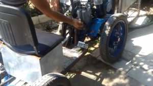 Такого подключения привода на мотоблоке еще никто не делал!