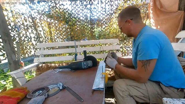 Кукри из рессоры своими руками!Что подарить на День рождения? смотреть онлайн