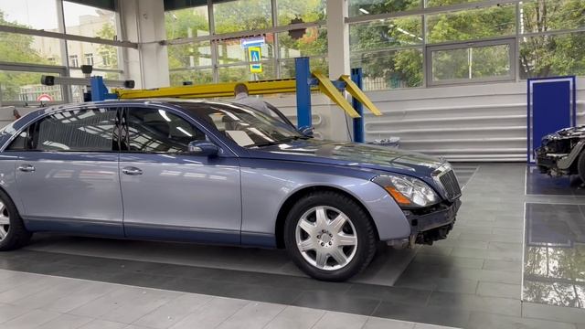 Maybach S62 ч.3 - ремонт пневмоподвески