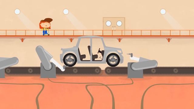 A car factory for kids. Construction vehicles with dr McWheelie. A family cartoon. смотреть онлайн