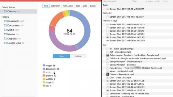 Easy File Organizer - Organize files, folders and Desktop on Windows, Mac and Linux