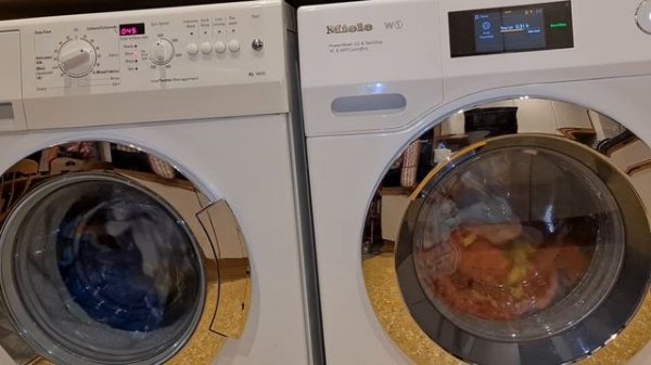 Siemens vs miele wash race: cotton 60 VS quick power wash