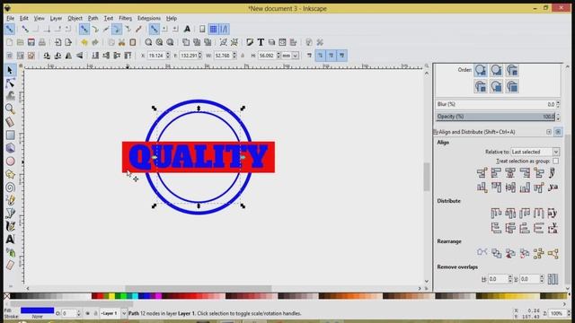 Inkscape Tutorial: Vector Rubber Stamp Logo (Episode #73) @ Ardent Designs смотреть онлайн