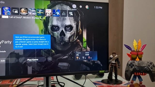 Changing picture mode on SONY INZONE M9 MONITOR while connected to a PS5. смотреть онлайн