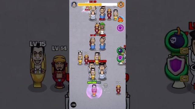 MAX LEVEL in Toilet Monster Evolution Game смотреть онлайн