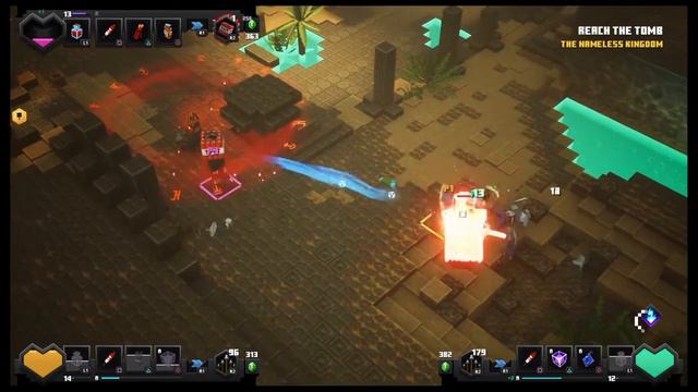 Minecraft Dungeons: Big T and Little T VS THE CREEPER WOODS смотреть онлайн