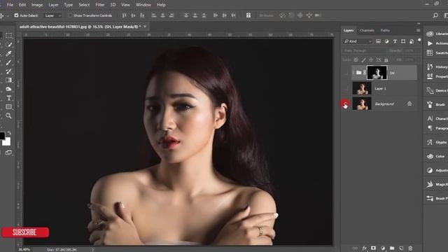 Smooth Skin In Photoshop Advanced Tutorial смотреть онлайн