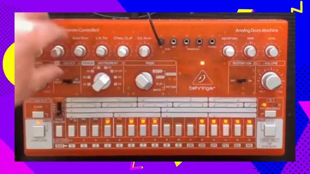 Behringer RD-6 Drum Machine Jam - 80s Oldskool House , Breakbeat / Breaks & Electro Sounds