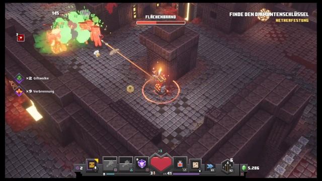 Minecraft Dungeons Ultimate Edition [PS4] #064 - Netherfestung смотреть онлайн