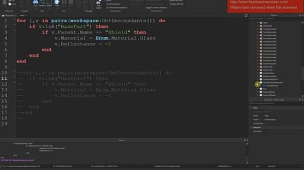 Roblox Studio: Using the Command Bar