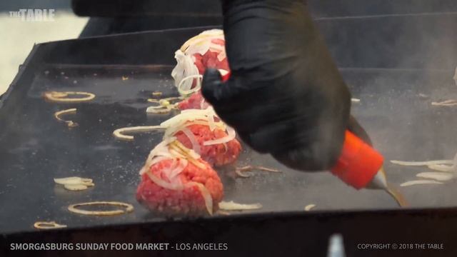 LOS ANGELES - Sunday Street Food Market, Smorgasburg, Los Angeles, California, USA, Travel, 4K UHD смотреть онлайн