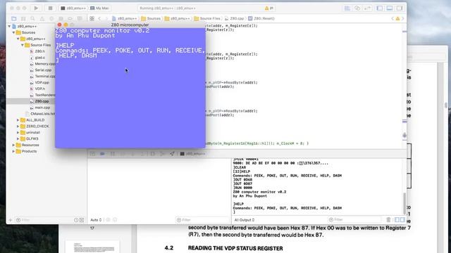 Z80 Computer monitor software (emulator) смотреть онлайн