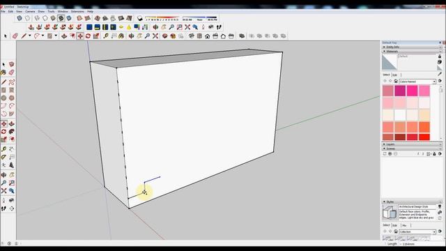 How to make a simple staircase in Sketchup [Tutorial] смотреть онлайн