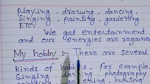 My Hobby Essay in English।my Hobby निबंध#hobby #essaywriting #boardexam2022@studywithuday ??2022 смотреть онлайн