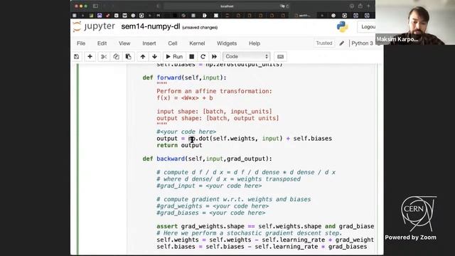 Мат. методы анализа данных БПИ181/182. Полносвязная нейросеть. Backpropagation. смотреть онлайн