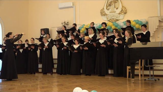 У Спаса в Чигисах, Овсень. Муз. И. Стравинского, из цикла «Рус.нар. песни» дирижер Мария Ефименко смотреть онлайн