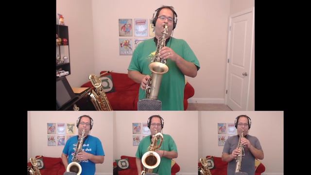 Battlerock Galaxy (From "Super Mario Galaxy") Saxophone Game Cover смотреть онлайн