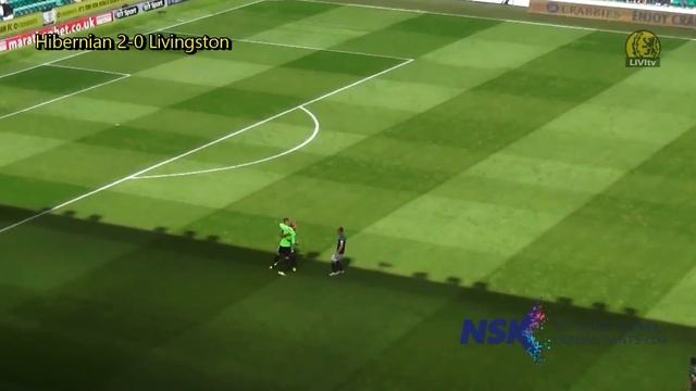 Hibs 2-1 Livi - Sat 9th Aug '14 - Mark Oxley ('keeper) scores for Hibs смотреть онлайн