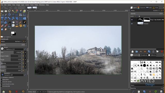 How to Add Fog or Mist to Photos Using GIMP (Free Fog Overlays) смотреть онлайн