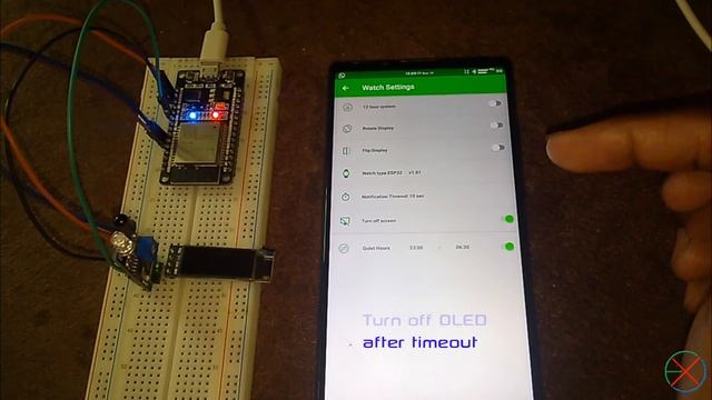 ESP32 OLED Notifications from Android смотреть онлайн