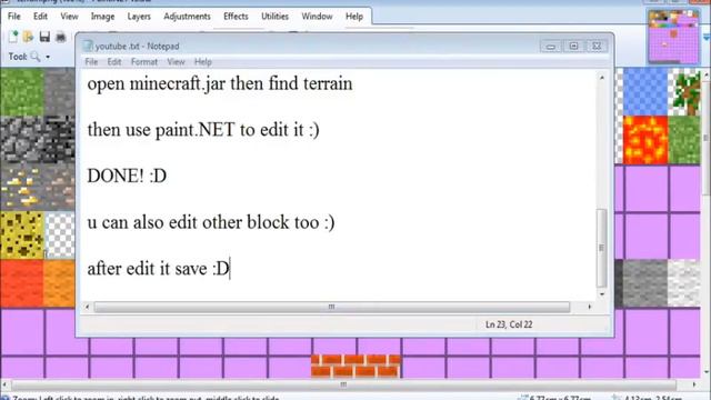How to edit your Minecraft Classic texture and Skins смотреть онлайн