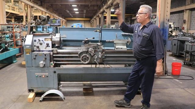 16" X 60" VICTOR ENGINE LATHE смотреть онлайн