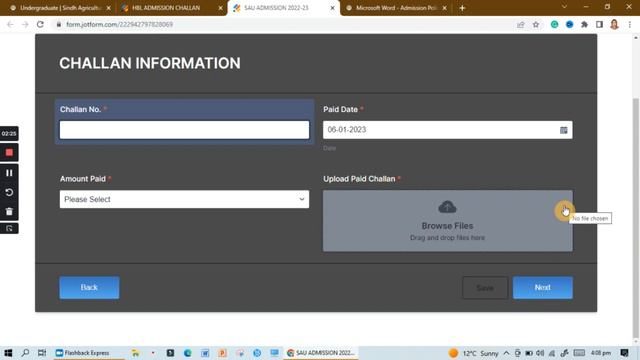 How to Fill Entry test form of Sindh agriculture university tandojam? смотреть онлайн